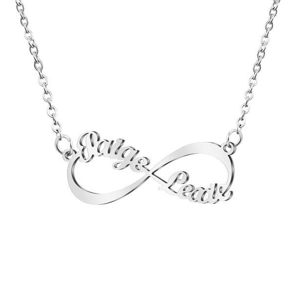 Personalized Infinity Necklace with Names